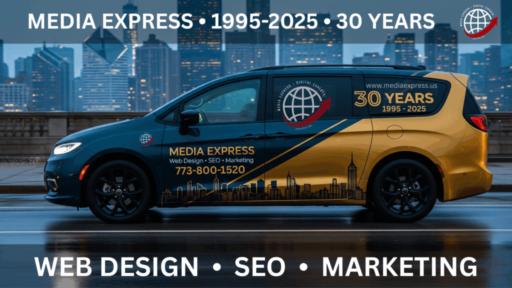 Naperville Web Design – 30 Years of Media Express Experience in Chicagoland